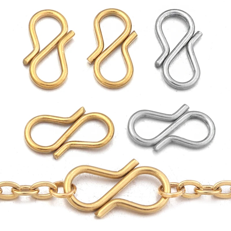 Jewelry Making Designs - 30 Stück Edelstahl S-förmige Endverschlüsse Haken