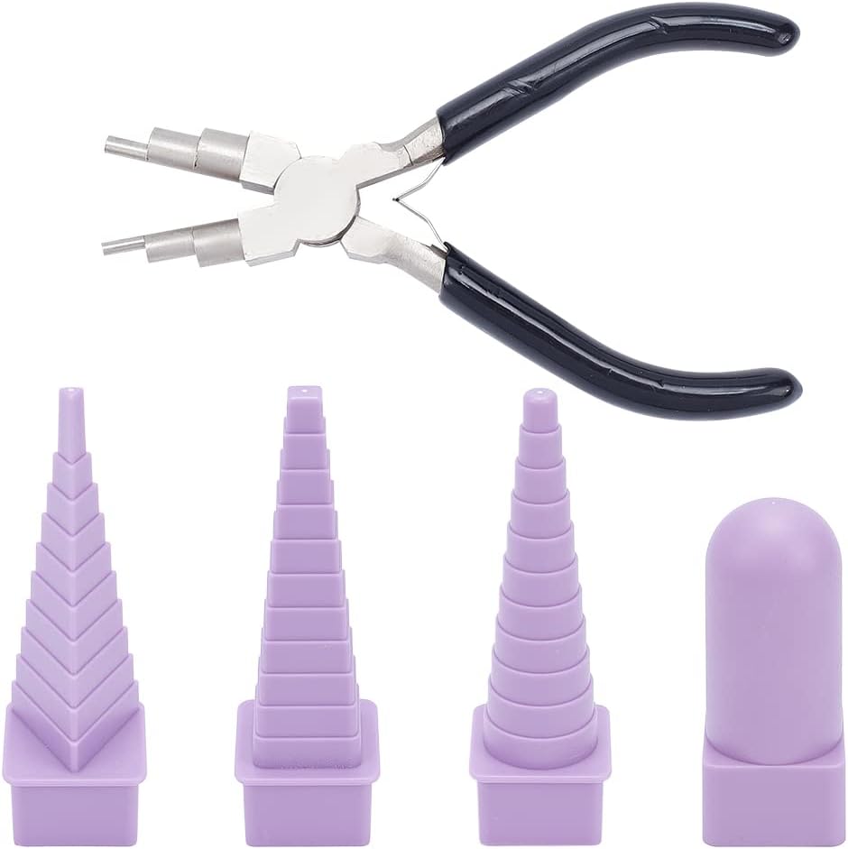 Jewelry Making Pliers Set - 5-in-1 Schmuckzangen-Set mit Dornen, 5,9 Zoll,