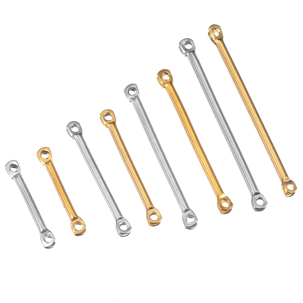 Jewelry Making Thread - 20 Stück 15–30 mm Edelstahl-Flachkopfverbinder für