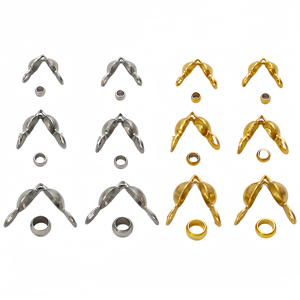 Jewelry Making Pliers Set - 100 teile/los vergoldete Stecker verschluss Crimp