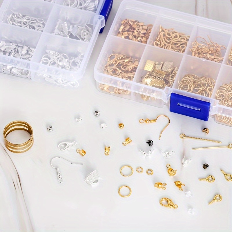 Jewelry Making Kit - 1420-teiliges Schmuckzubehör-Set in 1 Box, Ohrring-Bastelset