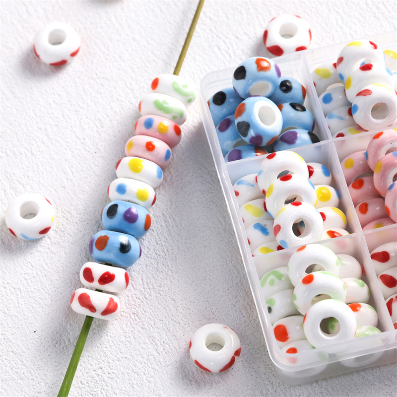 Jewelry Making For 5 Year Old - 6x15MM Bunte Kinder Spaß Keramik Große