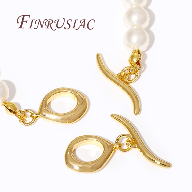 2/4 Stück 18 Karat vergoldete  – Toggle Clasp Gold Bewertung und Preis
