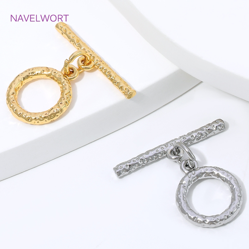 18K vergoldete Messing-Knebelv – Toggle Clasp Gold Bewertung und Preis