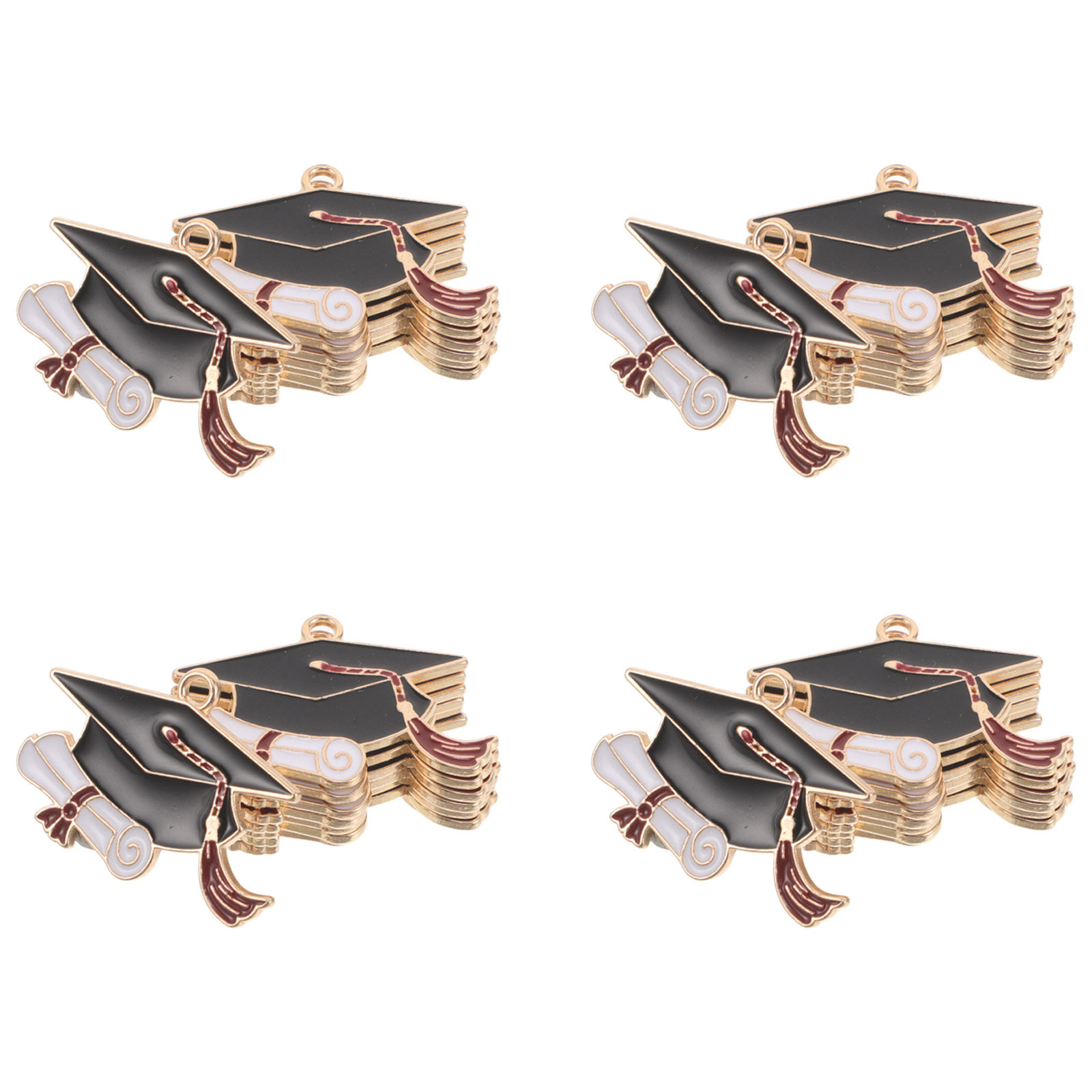 50 Stück Legierungs-Abschlussk – Jewelry Making Diploma Bewertung und Preis