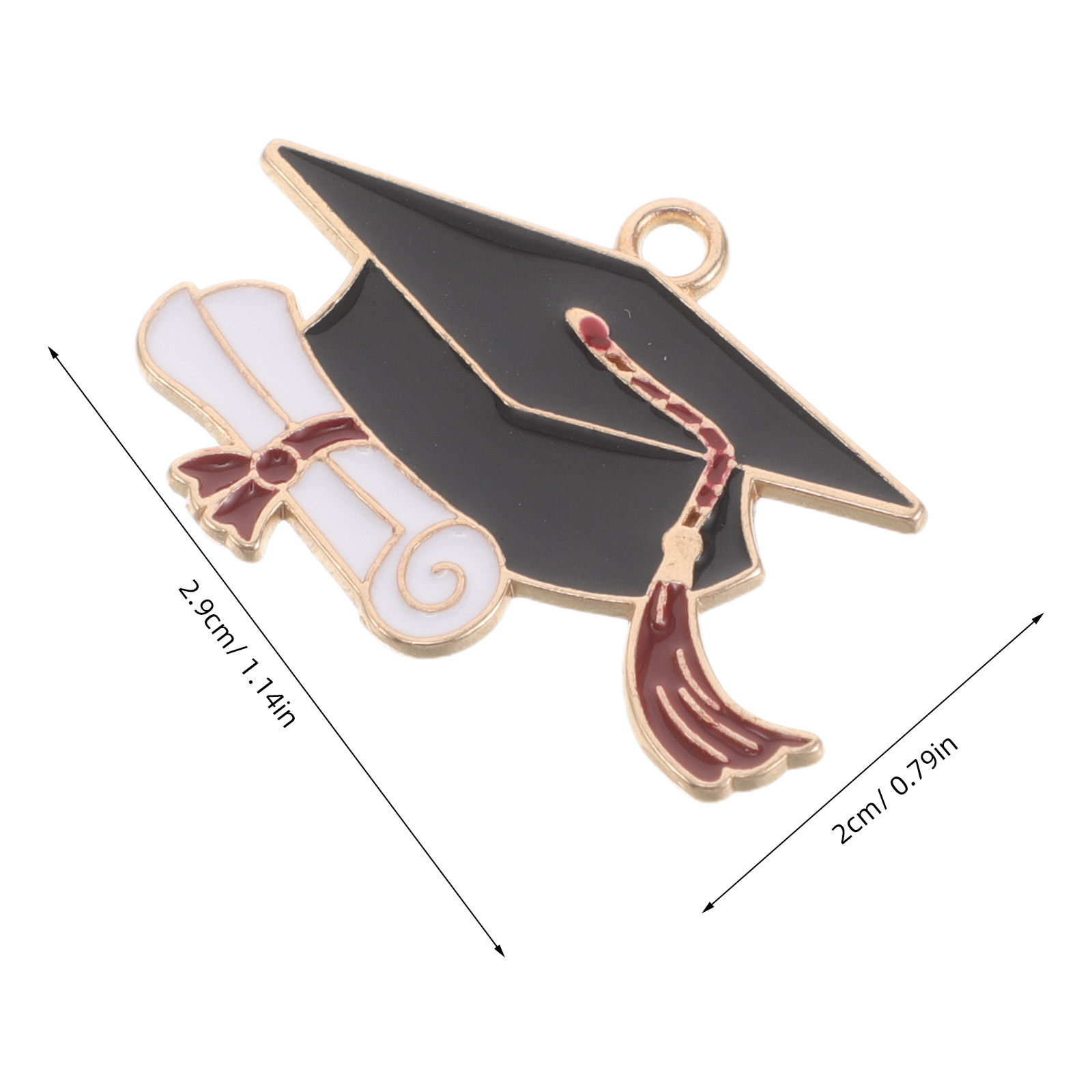 50 Stück Legierungs-Abschlussk – Jewelry Making Diploma Bewertung und Preis