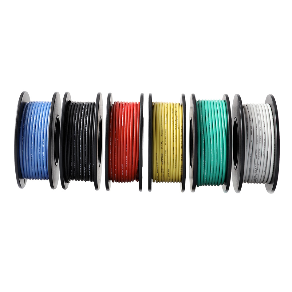 26/24/22/18 AWG (6 Farben Gemi – Wire 22 Gauge Copper Bewertung und Preis