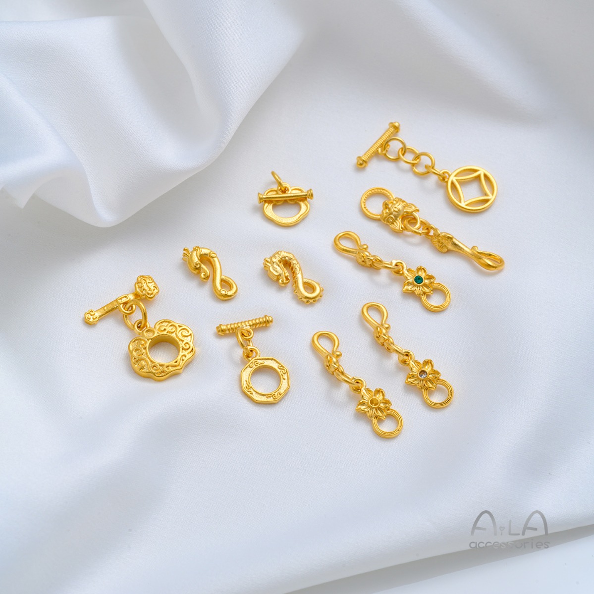 Messing 24K vergoldeter RuYi W – Toggle Clasp Gold Bewertung und Preis