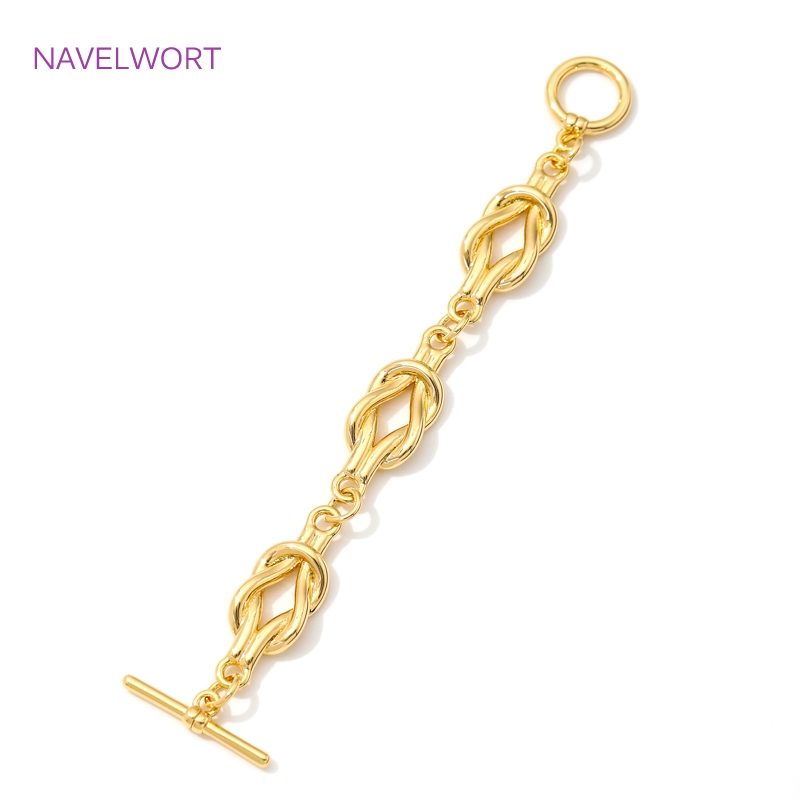 18K vergoldete OT-Verschlüsse, – Toggle Clasp Gold Bewertung und Preis