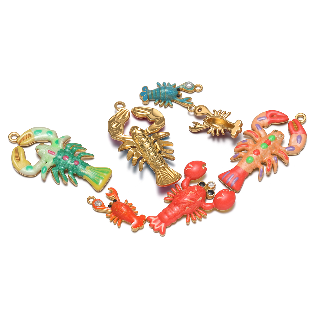 4er-Set Edelstahl-Hummer-Anhän – Jewelry Making For 5 Year Old Bewertung und Preis