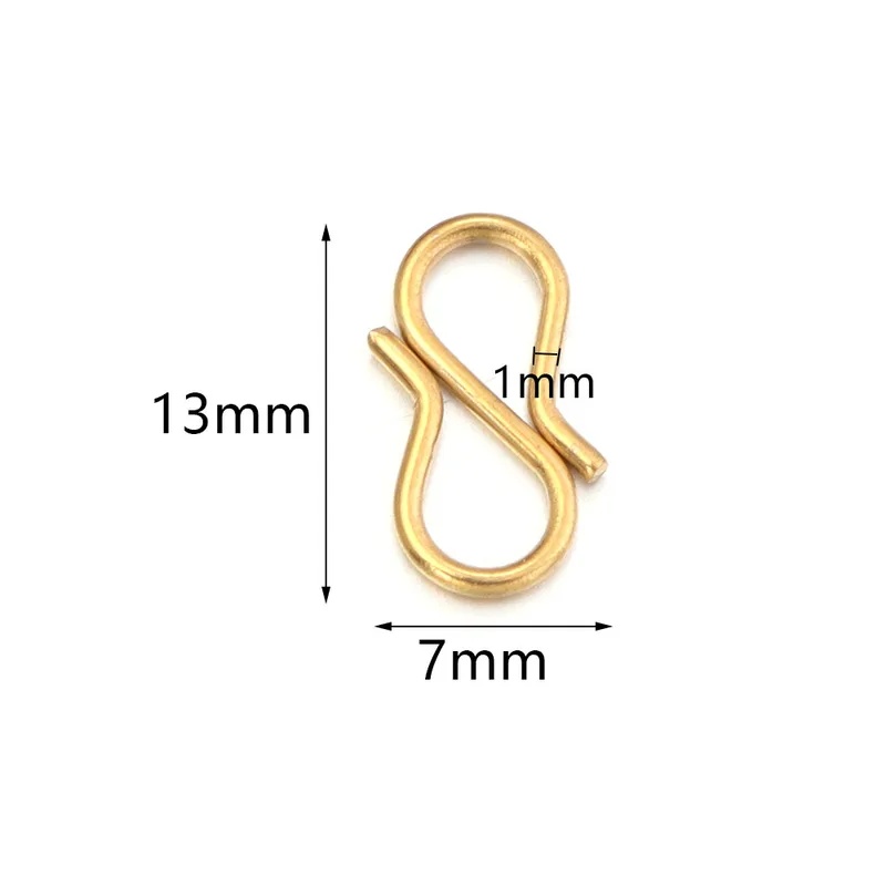 30 Stück Edelstahl S-förmige E – Jewelry Making Designs Bewertung und Preis