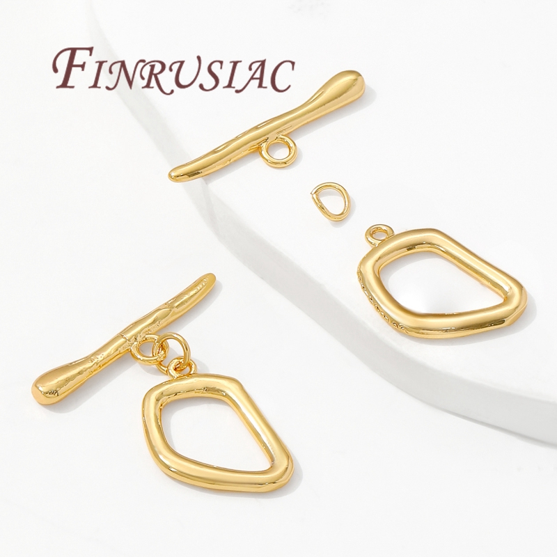 18K vergoldete Knebelverschlüs – Toggle Clasp Gold Bewertung und Preis