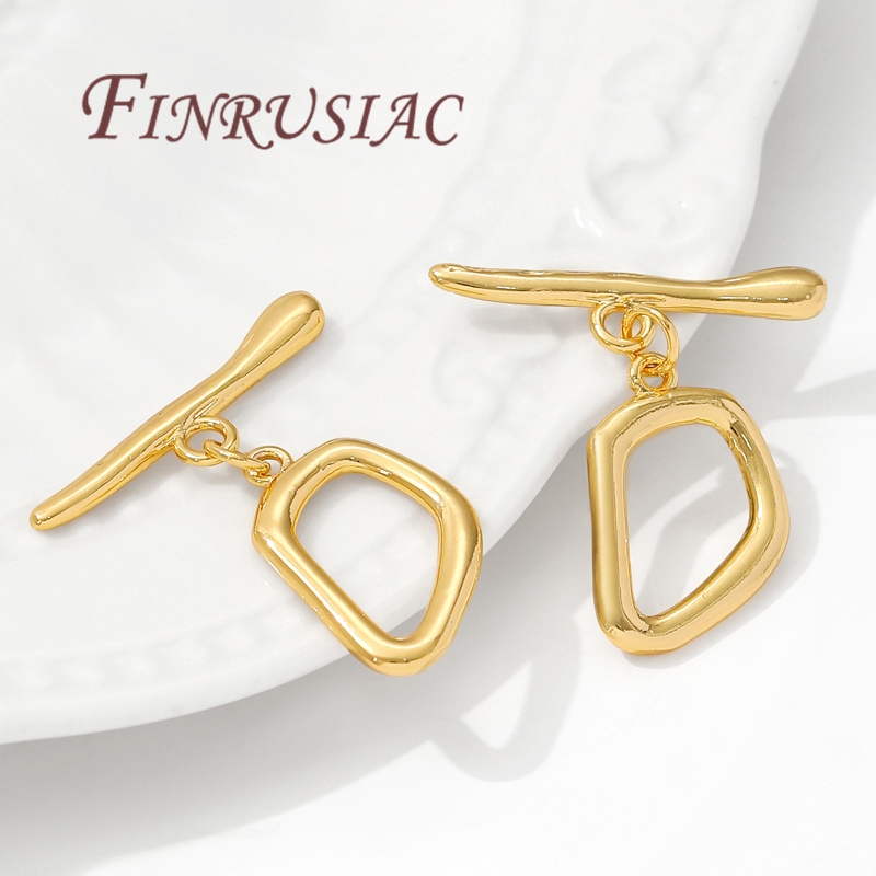 18K vergoldete Knebelverschlüs – Toggle Clasp Gold Bewertung und Preis