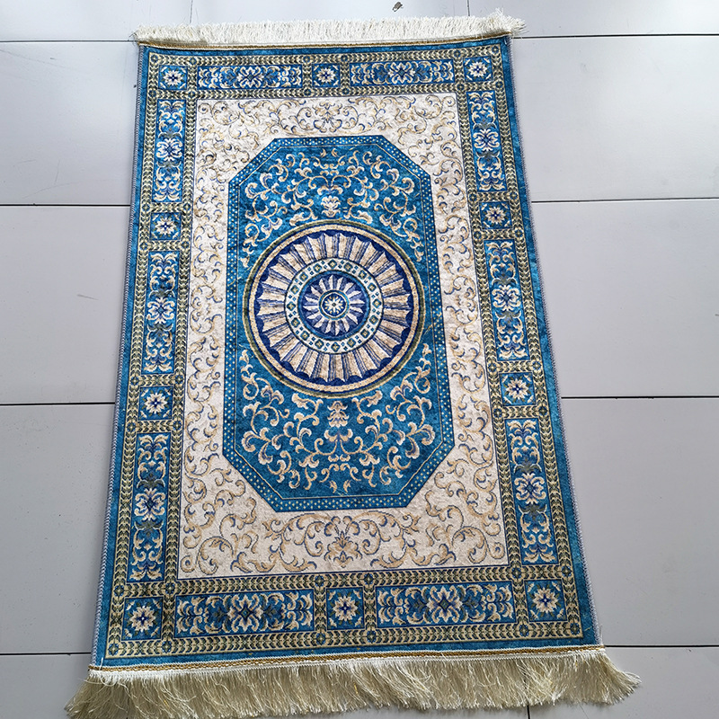 Muslimisches Gebetsmatten-Set, – Bead Mat Velvet Bewertung und Preis