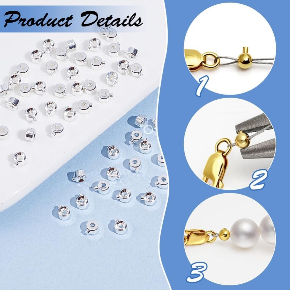60 Stück Messing-Quetschperlen – Jewelry Making Kit Bewertung und Preis