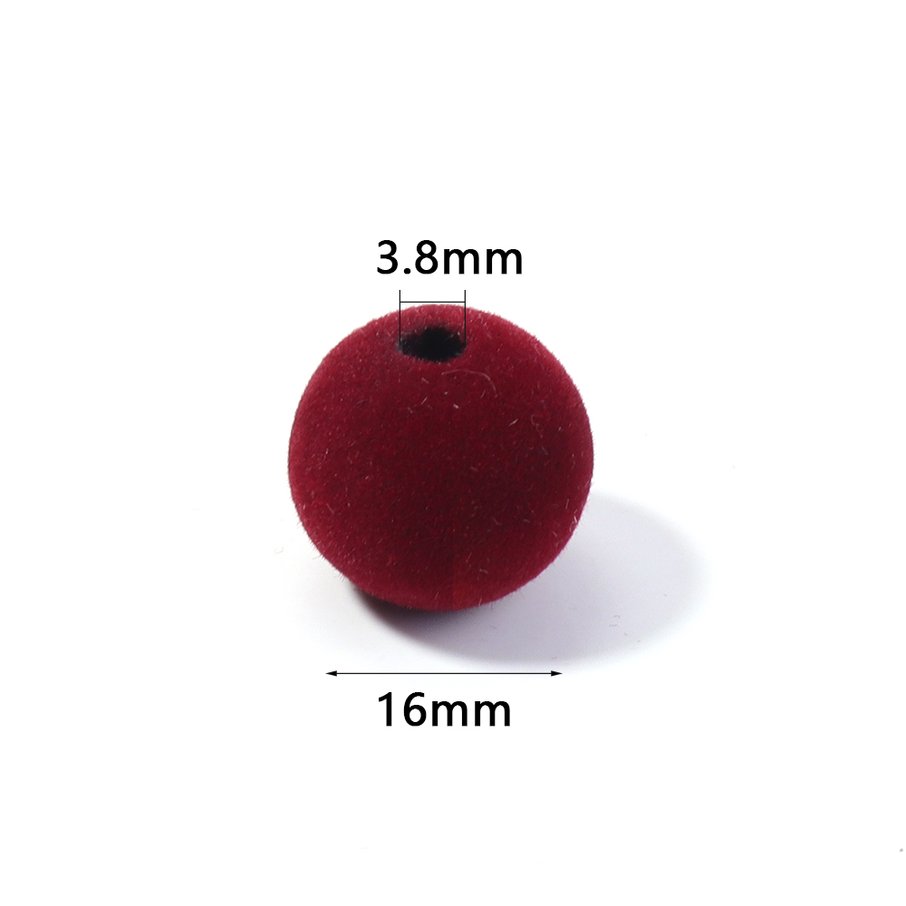 10 Stück 16 mm bunte Acryl-Bef – Bead Mat Velvet Bewertung und Preis