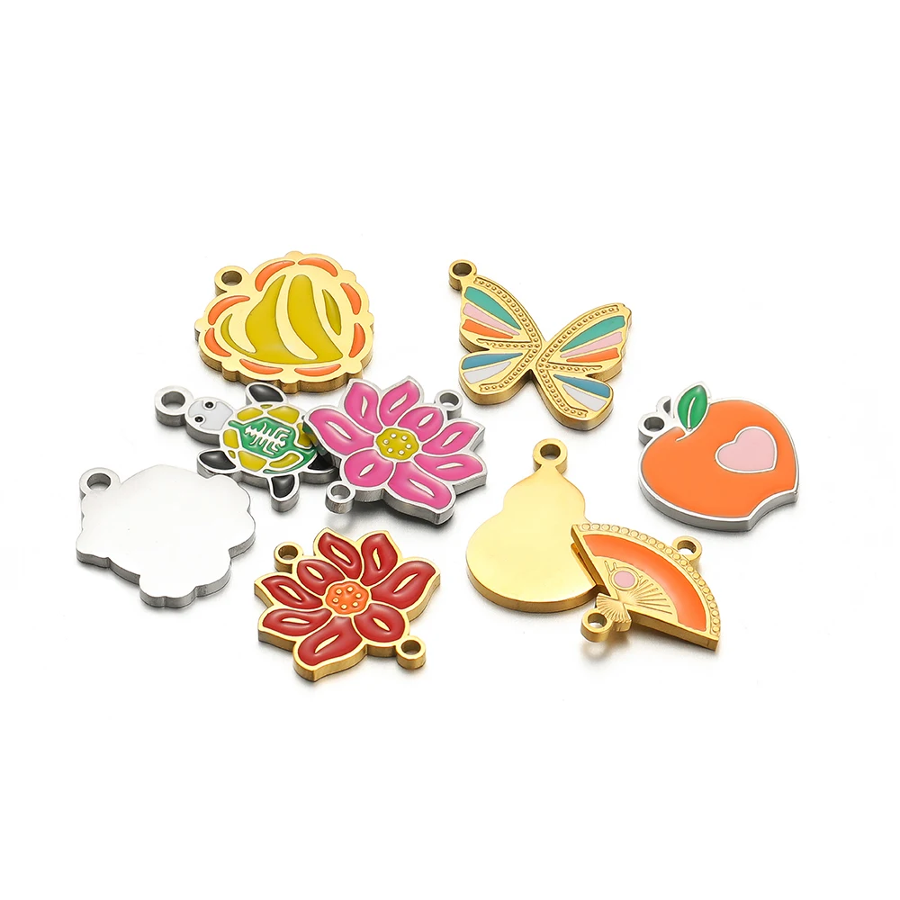 5 Stück Edelstahl Lotus Schmet – Jewelry Making For 5 Year Old Bewertung und Preis