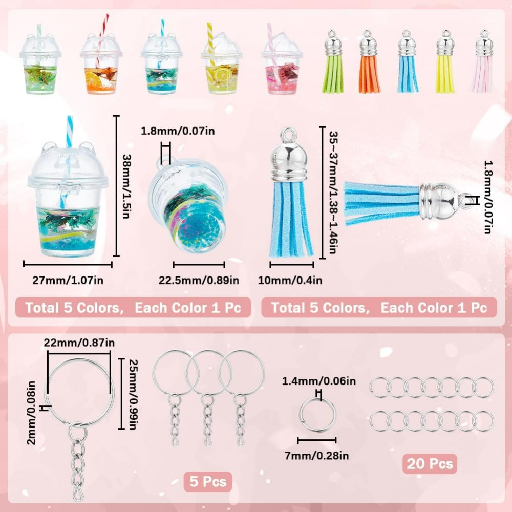 35 Stück DIY 5 Sets Bubble Tea – Jewelry Making Kit Bewertung und Preis
