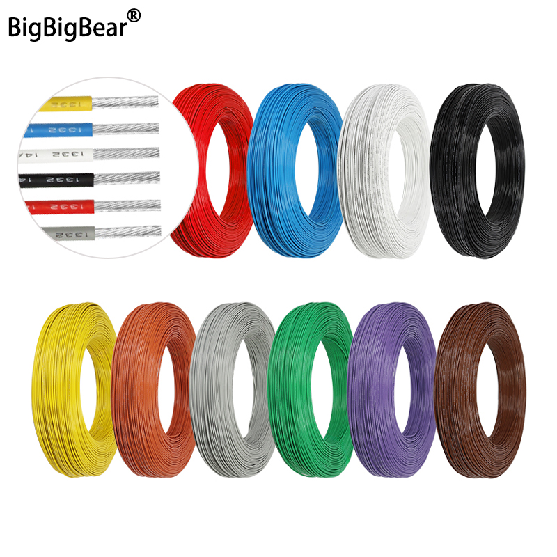 2/5/10 m UL1332 PTFE-Draht Hoc – Wire 22 Gauge Copper Bewertung und Preis
