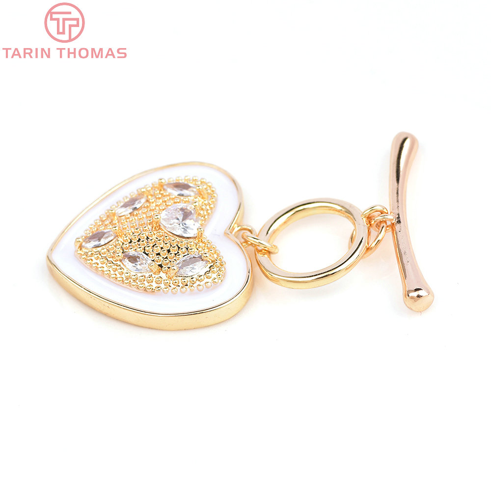 (6395) 2 Sets 24K Gold Farbe Ü – Toggle Clasp Gold Bewertung und Preis