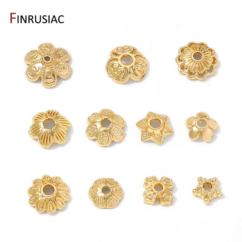 Runde Blumen-Perlenkappen aus  – Bead Cap Flower Bewertung und Preis