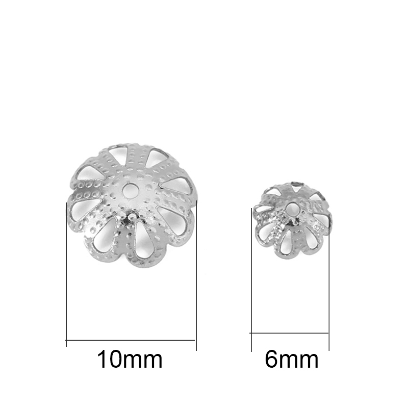 30 Stück Nie verblassende PVD- – Bead Cap Flower Bewertung und Preis