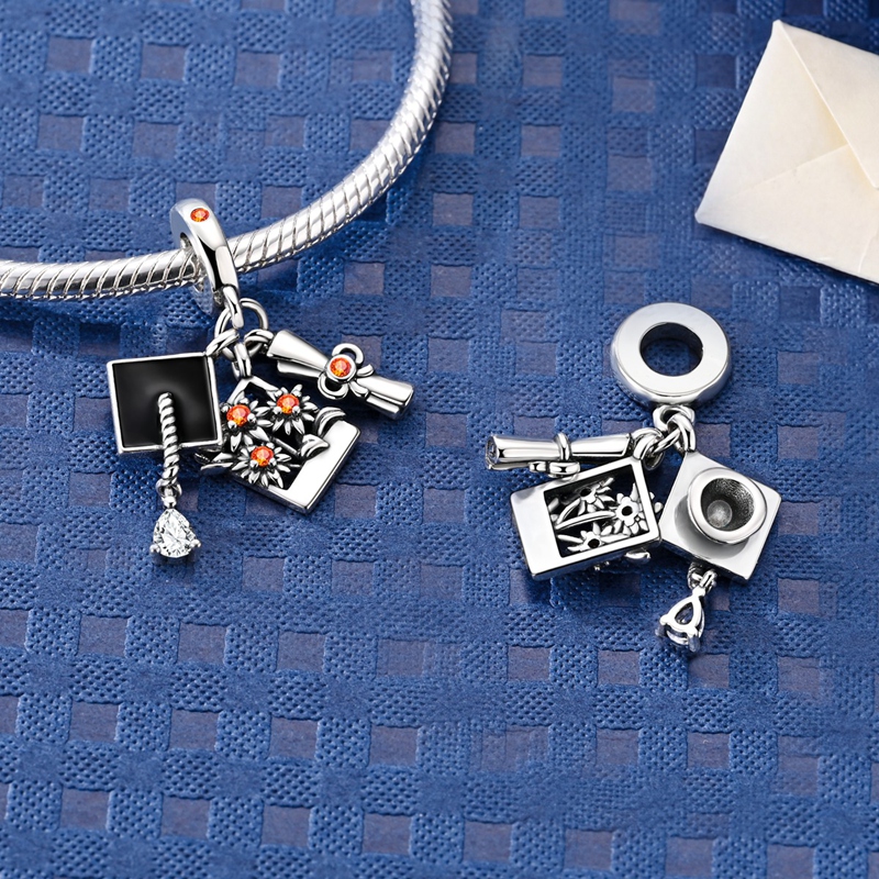 Grad Set Charms aus 925er Ster – Jewelry Making Diploma Bewertung und Preis