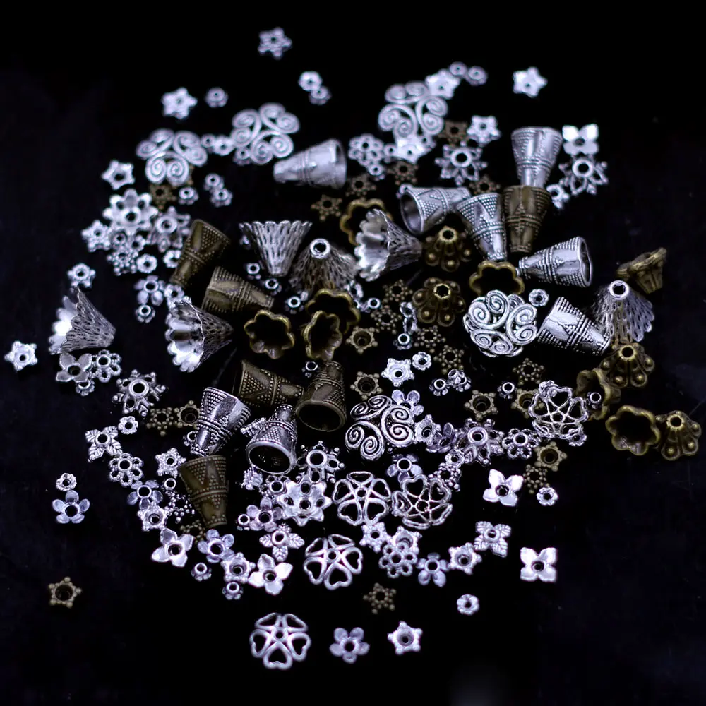 30–500 Stück gemischte Größen, – Bead Cap Flower Bewertung und Preis