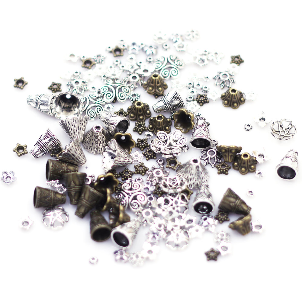 30–500 Stück gemischte Größen, – Bead Cap Flower Bewertung und Preis