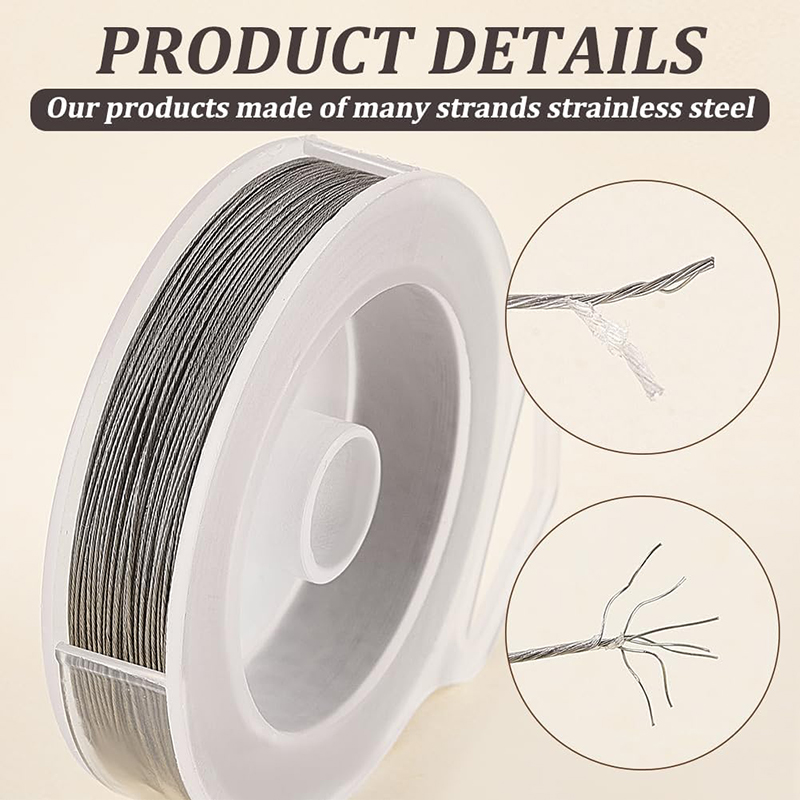 30 m/Rolle Edelstahl-Perlendra – Jewelry Making Thread Bewertung und Preis