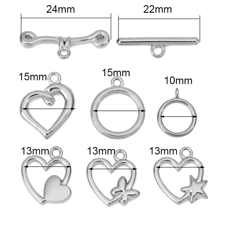 5 Sets PVD-beschichtete, langl – Toggle Clasp Gold Bewertung und Preis