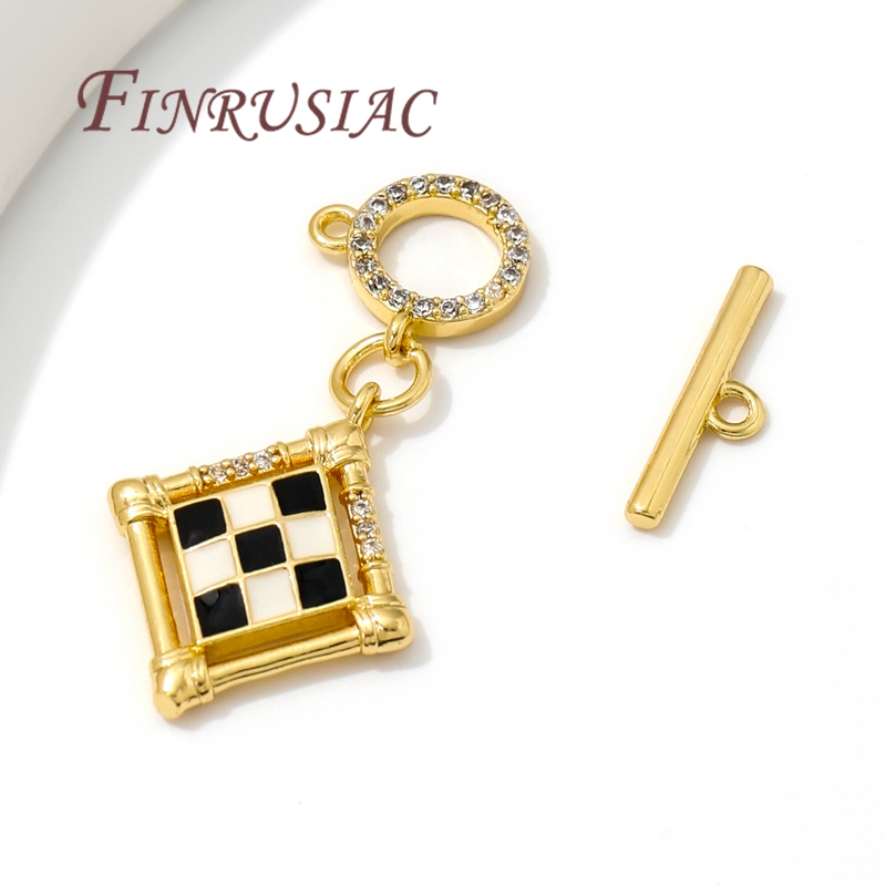 18K vergoldete Knebelverschlüs – Toggle Clasp Gold Bewertung und Preis