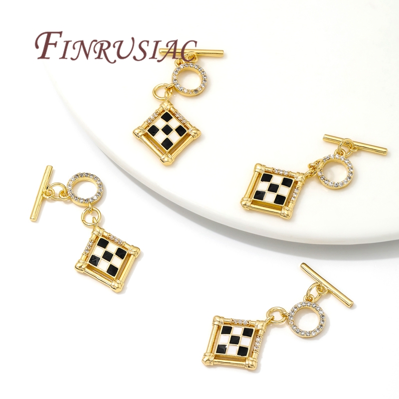 18K vergoldete Knebelverschlüs – Toggle Clasp Gold Bewertung und Preis