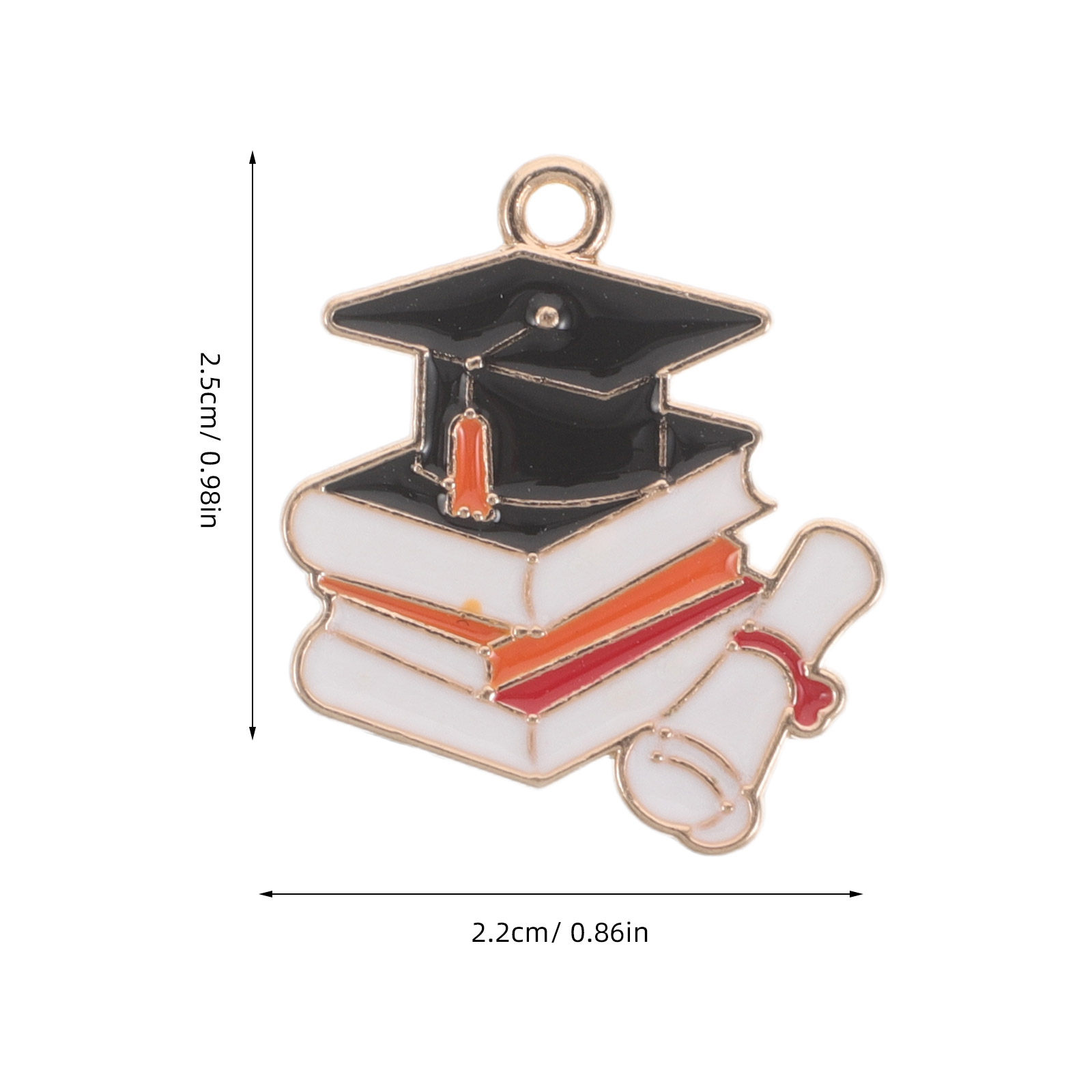 50 Stück Abschlusskappen-Anhän – Jewelry Making Diploma Bewertung und Preis