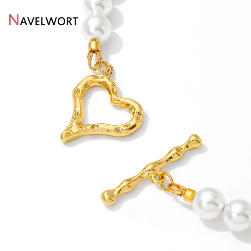 18K Vergoldete Herzförmige OT- – Toggle Clasp Gold Bewertung und Preis
