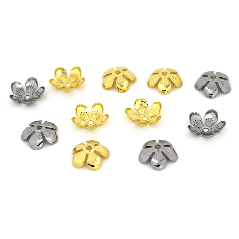 50 Stück 11 mm Edelstahl-Blume – Bead Cap Flower Bewertung und Preis