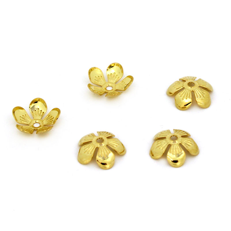 50 Stück 11 mm Edelstahl-Blume – Bead Cap Flower Bewertung und Preis