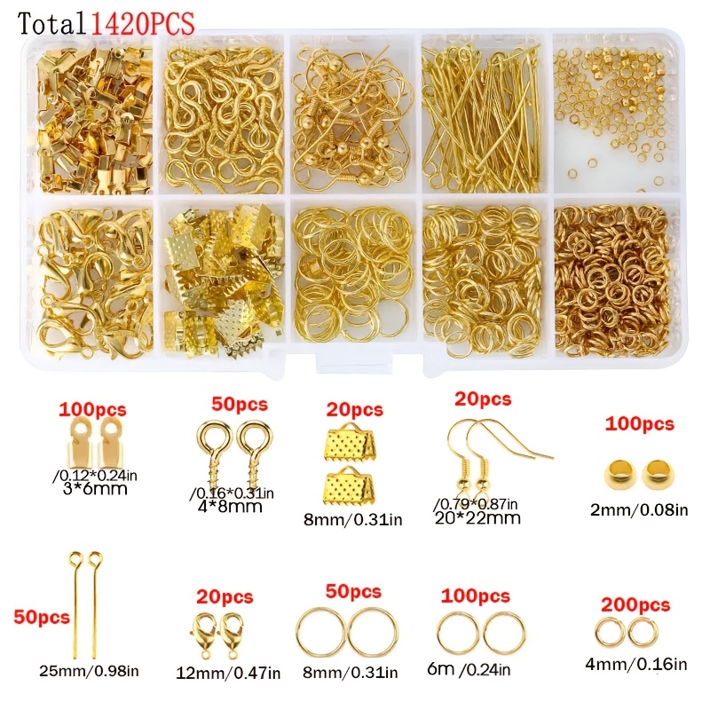 1420-teiliges Schmuckzubehör-S – Jewelry Making Kit Bewertung und Preis